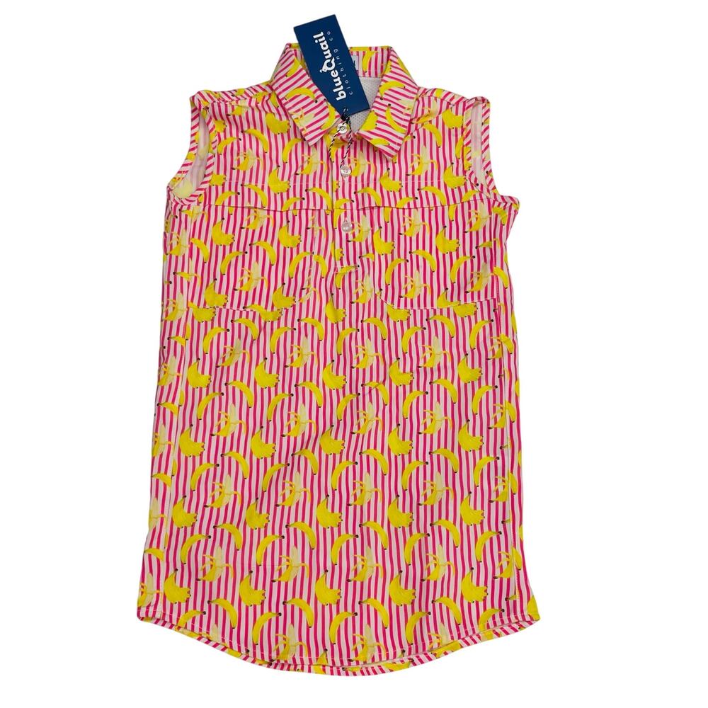 NWT Blue Quail 4T Bananas Sleeveless Dress